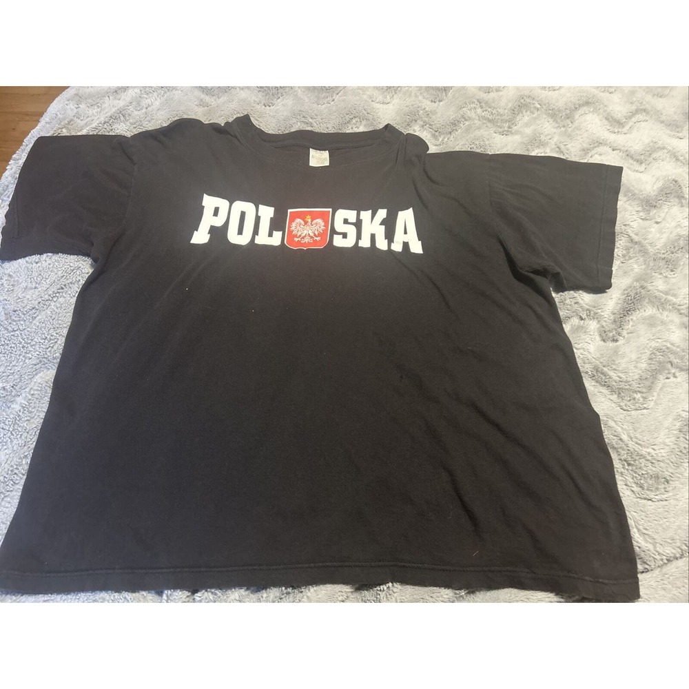 Vintage Polska T Shirt American Flag Brand Men’s Xxl